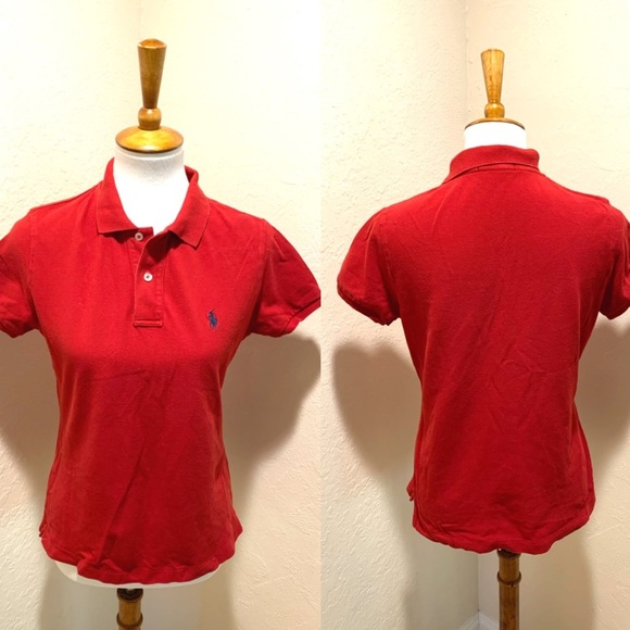 Ralph Lauren Tops - {Ralph Lauren} Skinny Polo Tee